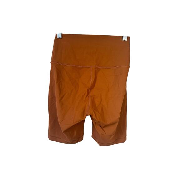 EVERLANE ReNew High Rise Bike Shorts Size Small Copper Athleisure Workout Lounge - Picture 6 of 9